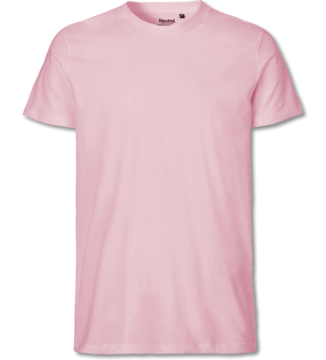 Bio Mens Fit T-Shirt Fairtrade light pink | XL