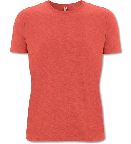 Unisex Recycled T-Shirt  melange red | XS