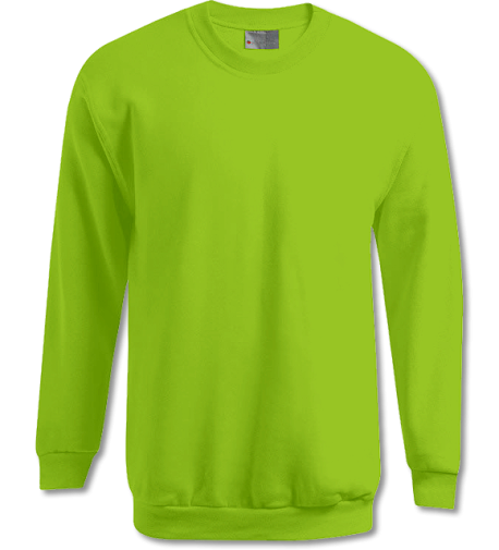 Sweater aus 100% Baumwolle  lime green | M
