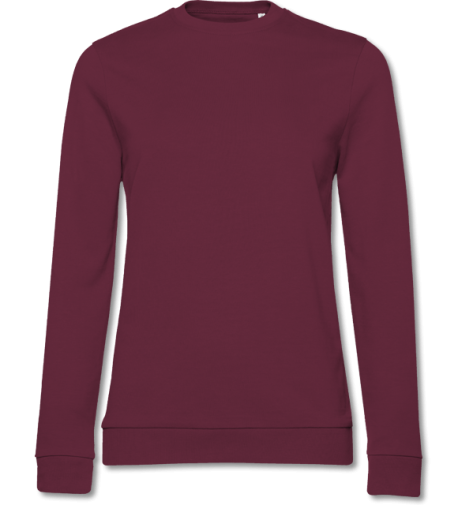 #Sweater Women mit French Terry wine | S
