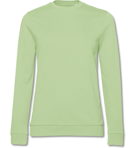 #Sweater Women mit French Terry  light jade | XS