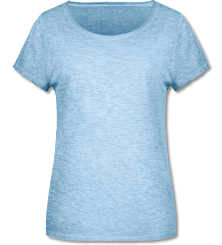 Bio Ladies Slub T-Shirt horizon blue | XS