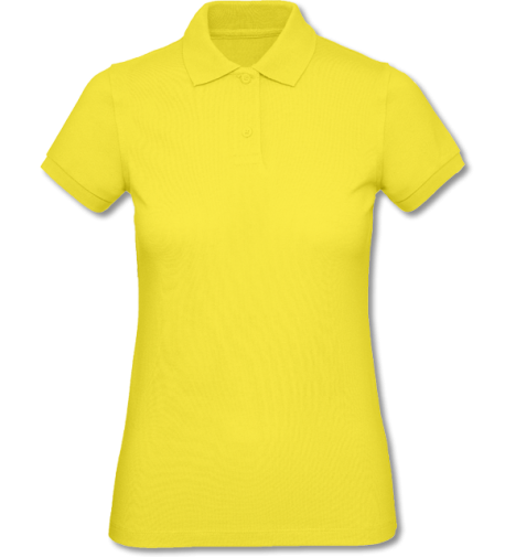 Inspire Polo Women Organic solar yellow | XL