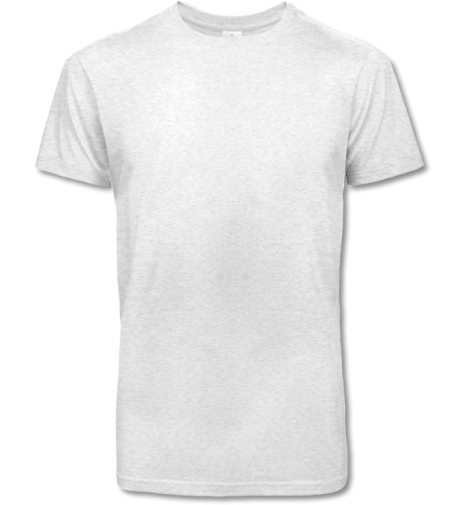 T-Shirt #E190 Men ash | 2XL
