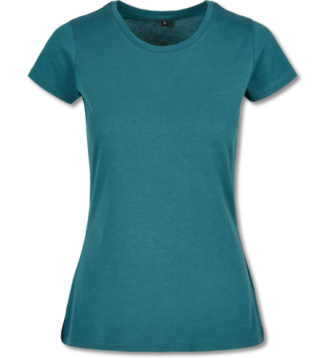 Ladies Basic T-Shirt teal | 3XL
