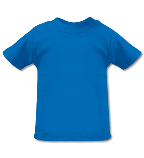 Organic Babyshirt cobalt blue organic | 3-6 Monate