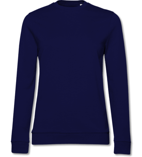 #Sweater Women mit French Terry  navy blue | XS