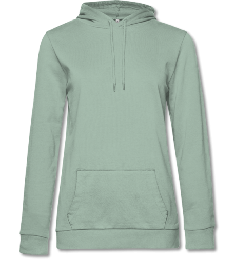 #Hoodie Women mit French Terry  sage | S
