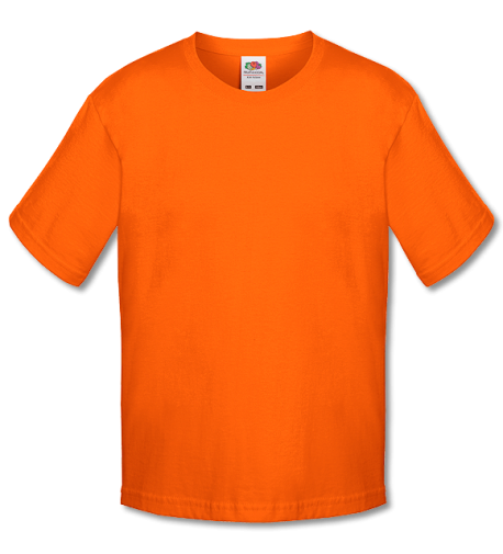 Kinder Basicshirt  orange | 164