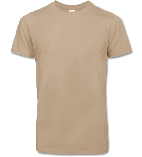 T-Shirt #E190 Men sand | S