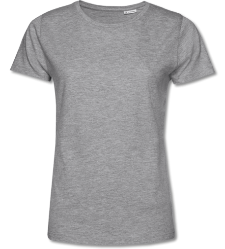 Womens #Organic E150 T-Shirt heather grey | XL