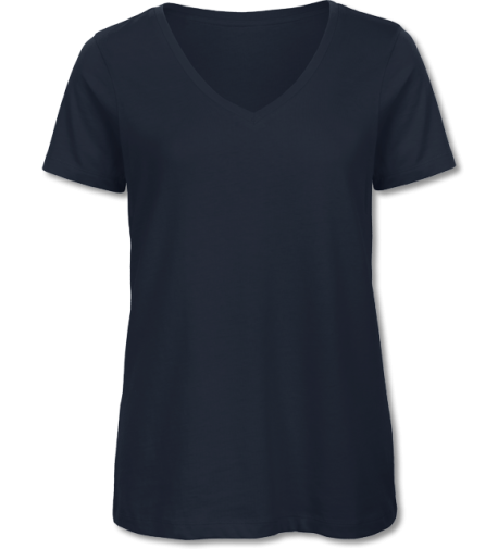 Bio T-Shirt Inspire V-Neck Women navy | M