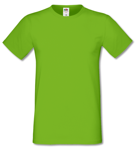 Basic T-Shirt Men lime green | S