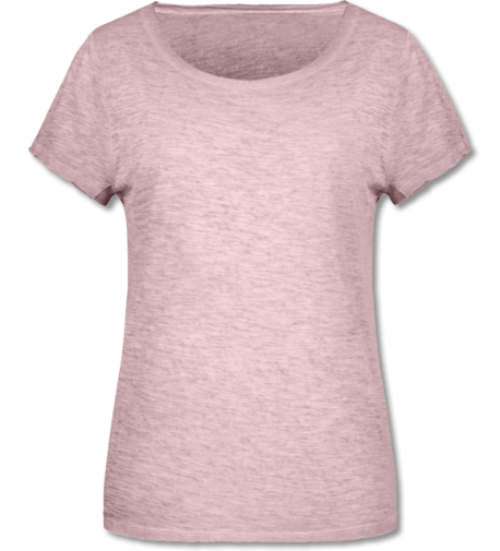 Bio Ladies Slub T-Shirt soft pink | XS