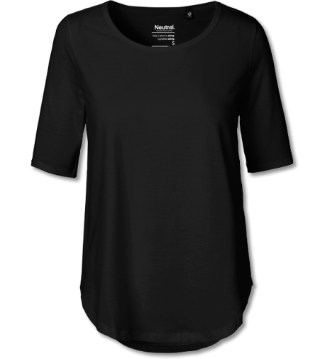 Bio Ladies Half Sleeve T-Shirt Fairtrade black | XS
