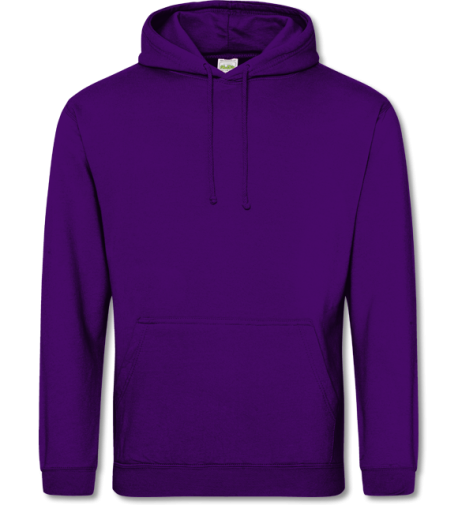 College Hoodie  purple | XL