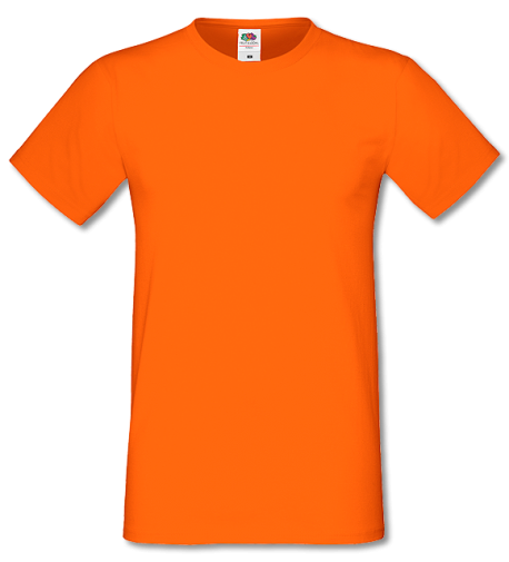 Basic T-Shirt Men  orange | 2XL