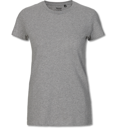 Bio Ladies Fit T-Shirt Fairtrade  sports grey | XL