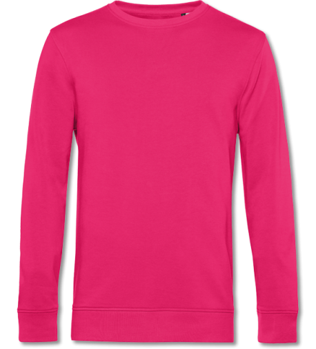 Inspire Crew Neck Sweat Organic magenta pink | 3XL