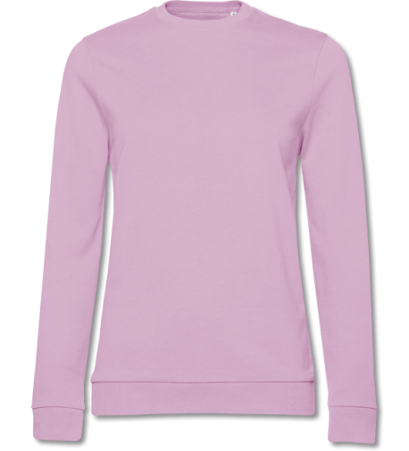 #Sweater Women mit French Terry  candy pink | XL