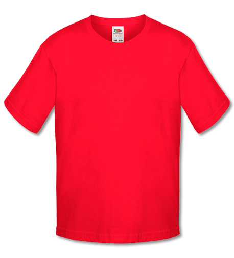 Kinder Basicshirt rot | 164