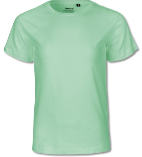 Bio Kids T-Shirt Fairtrade  dusty mint | 128-134
