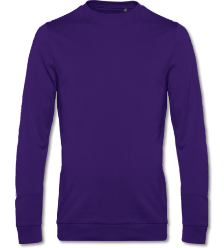 #Sweater mit French Terry  radiant purple | XL
