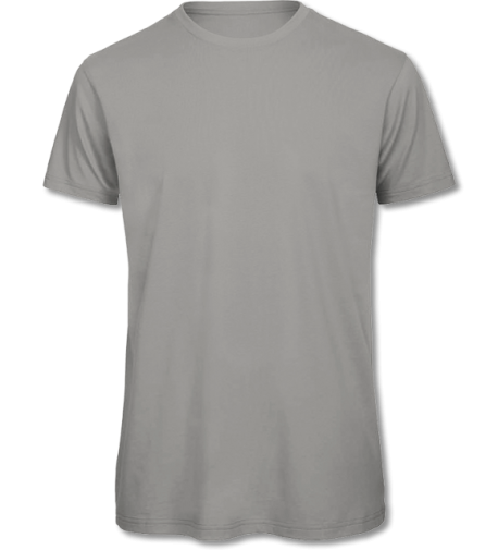 Bio-T-Shirt Inspire Men light grey | 2XL