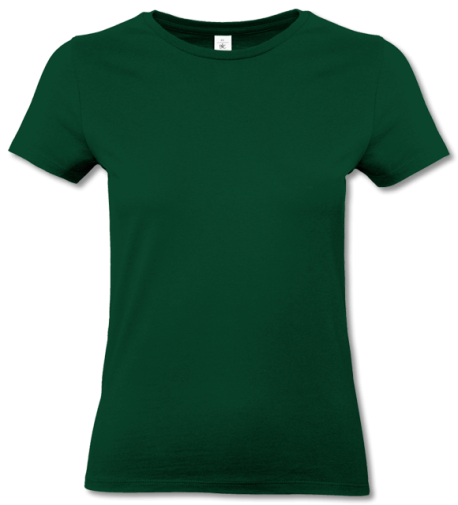 T-Shirt #E190 Women  bottle green | XS