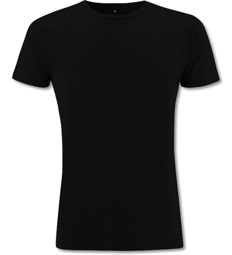 Mens Bambus Jersey T-Shirt schwarz | S