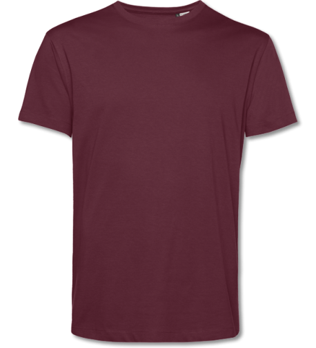 #Inspire E150 T-Shirt Organic burgundy | L