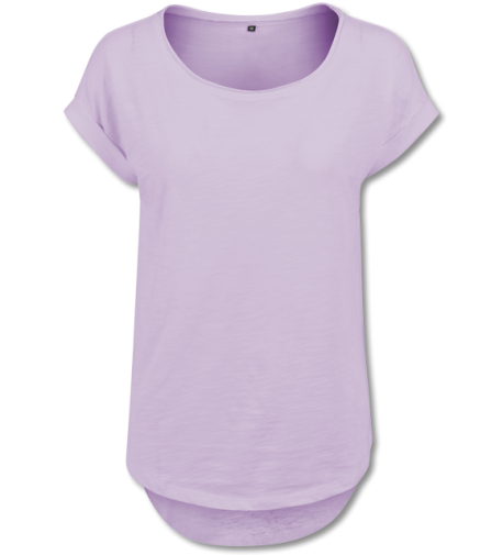 Ladies Long Slub T-Shirt lilac | 5XL
