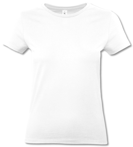 T-Shirt #E190 Women  weiss | S