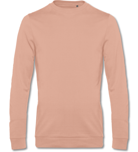 #Sweater mit French Terry nude | M