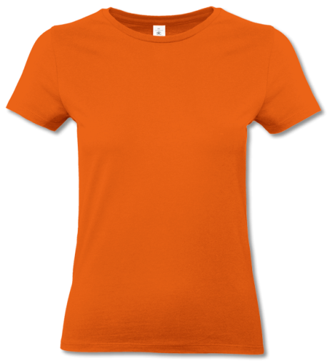 T-Shirt #E190 Women orange | 2XL