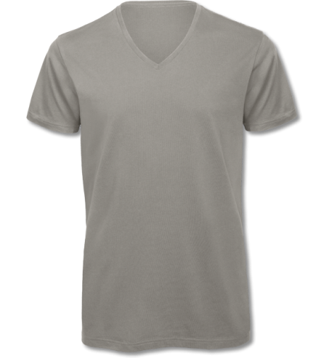 Bio T-Shirt Inspire V-Neck light grey | XL