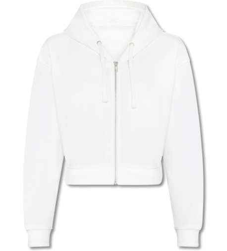 Damen Cropped Jacke  arctic white | XL