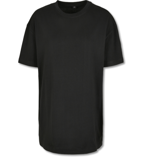 Ladies Oversized Boyfriend T-Shirt  black | 2XL