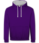 purple / heather grey
